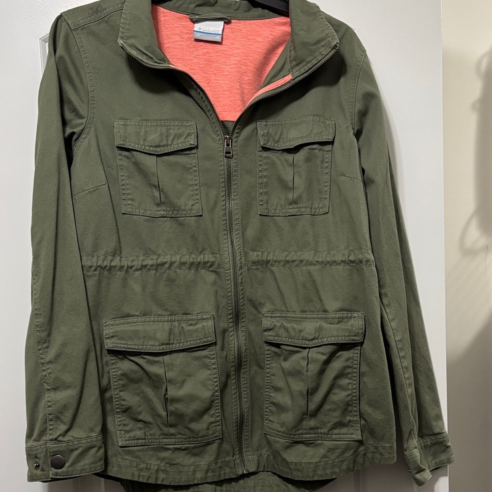 Columbia Olive Green Utility Jacket
